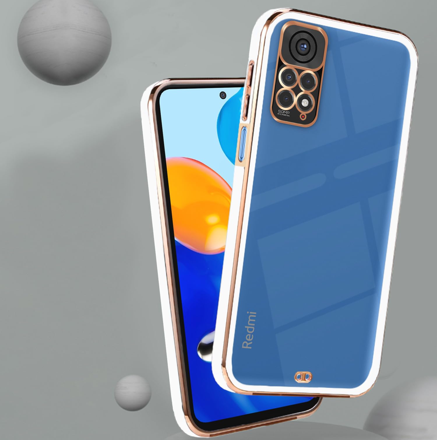 White Chrome mobile cover for Redmi Note 11/Note 11s – Pikkme – photo 5