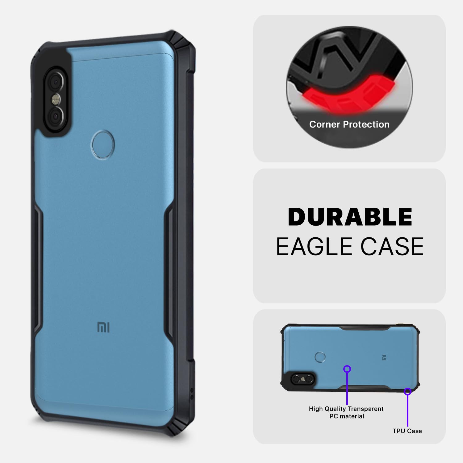 Pikkme black phone cover for Redmi Note 6 Pro – photo 5