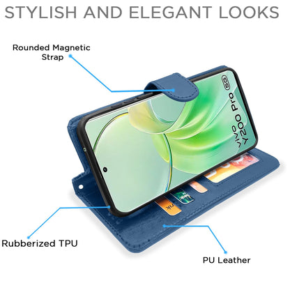 Blue flip cover for Vivo Y200 Pro 5G – Pikkme – photo 3