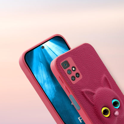 Pikkme Redmi 10 Prime Kitty Back Cover (Pink)