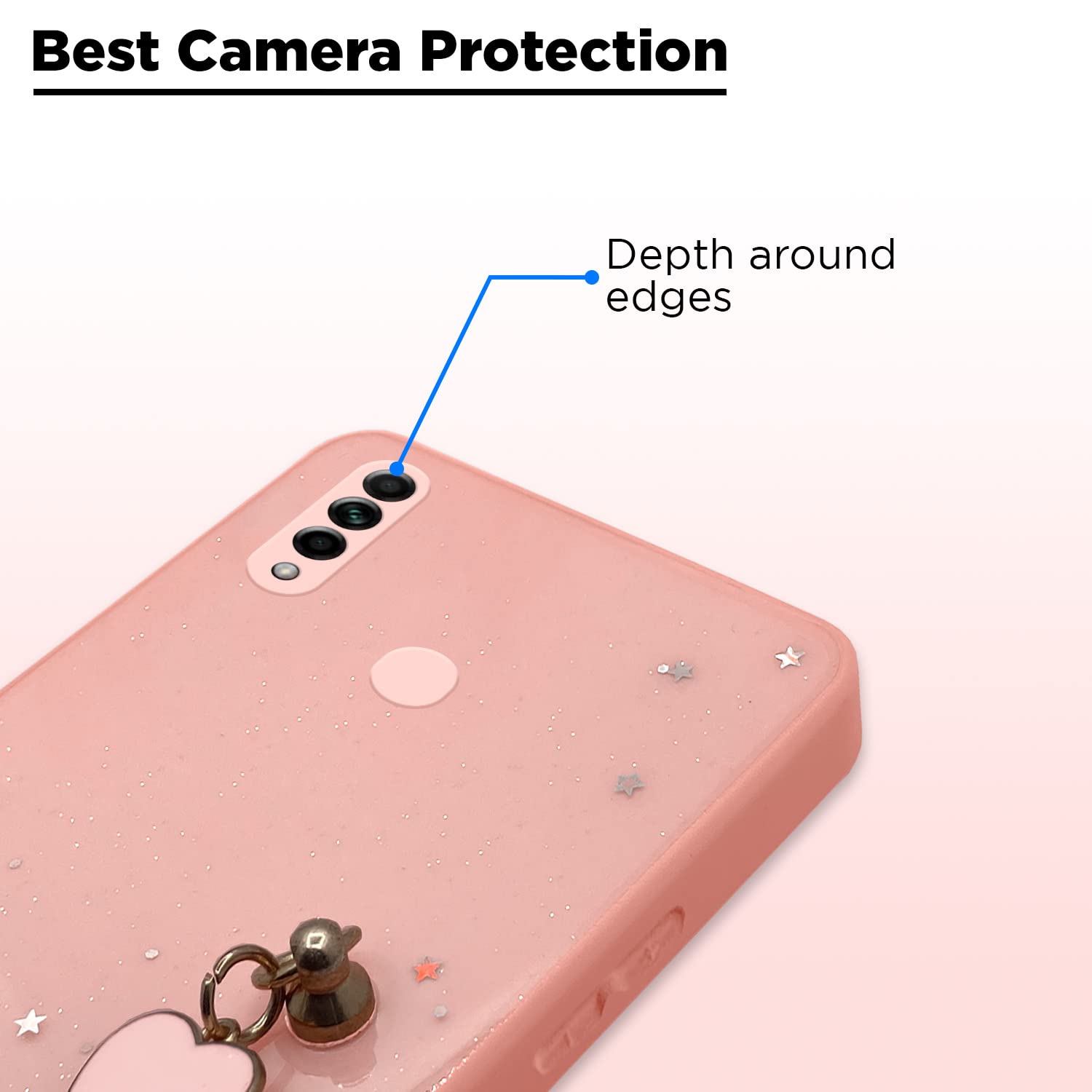 Oppo A31 Chain mobile cover in pink by Pikkme – photo 2