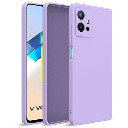 Pikkme purple Matte mobile cover for Vivo T1/Y75/iQOO Z6 5G