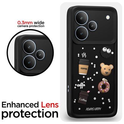 Realme P4 5G/3D Silicone phone cover in black by Pikkme – photo 5