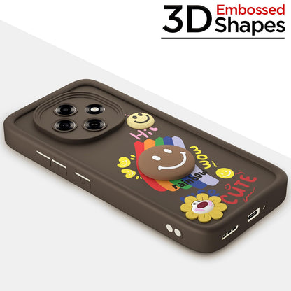 Brown Soft Silicone mobile back cover for Oppo F31 Pro 5G – Pikkme – photo 3