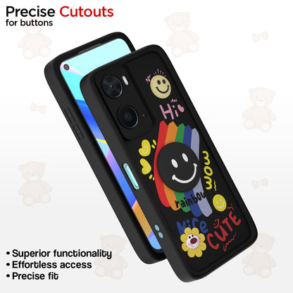 Black Soft Silicone phone cover for Oppo A76/A96/A36 – Pikkme – photo 6