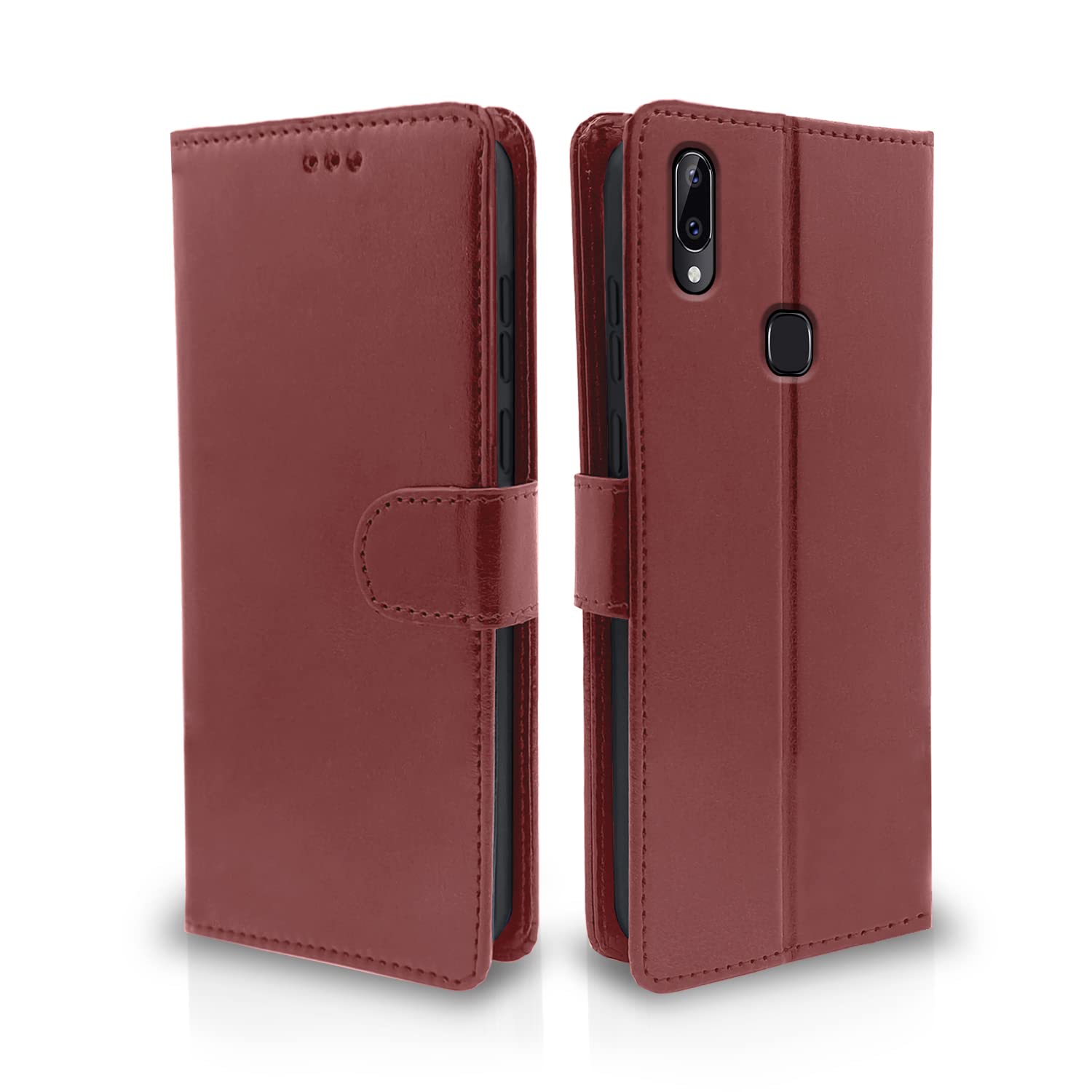 Pikkme Vivo Y83 Pro brown mobile flip cover