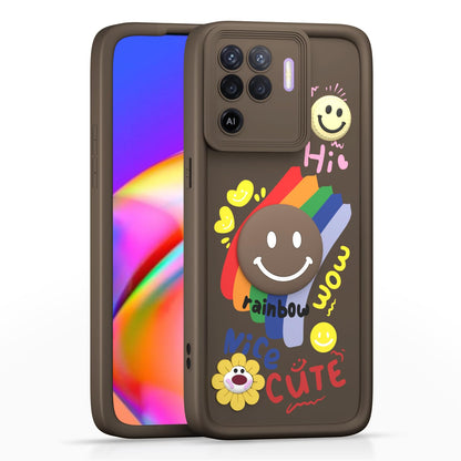 Brown Soft Silicone mobile back cover for Oppo F19 Pro – Pikkme