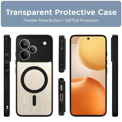Black mag-safe MagSafe back cover for Realme P4 Pro 5G – Pikkme – photo 2