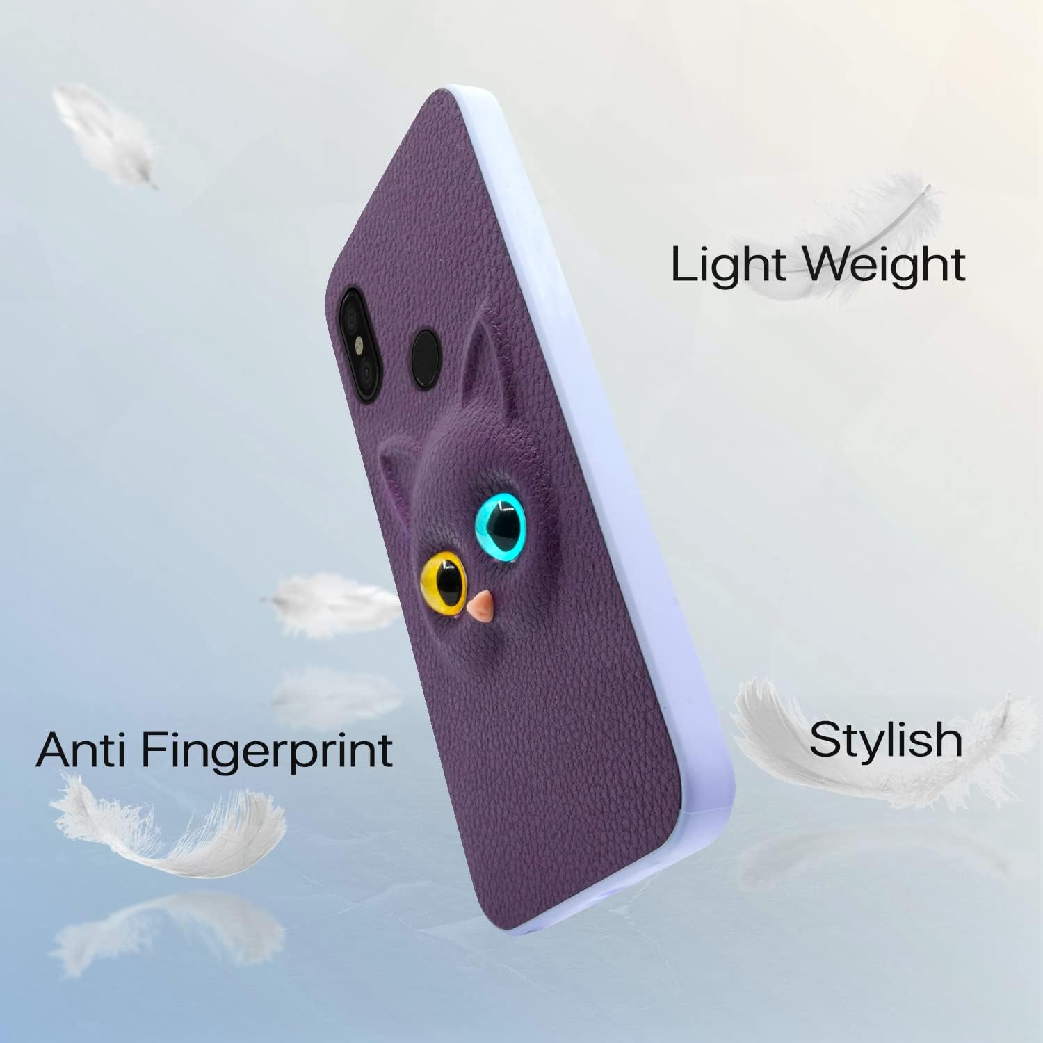 Pikkme purple Cat mobile cover for Redmi Note 6 Pro – photo 5