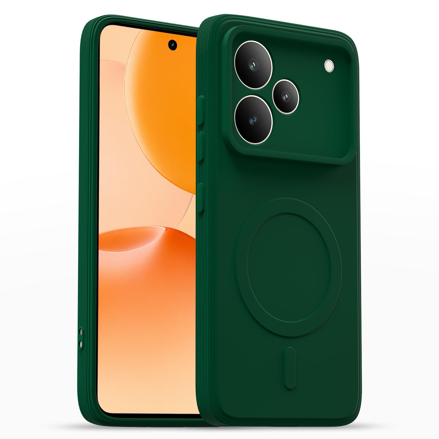 Pikkme Realme P4 Pro 5G green mobile cover