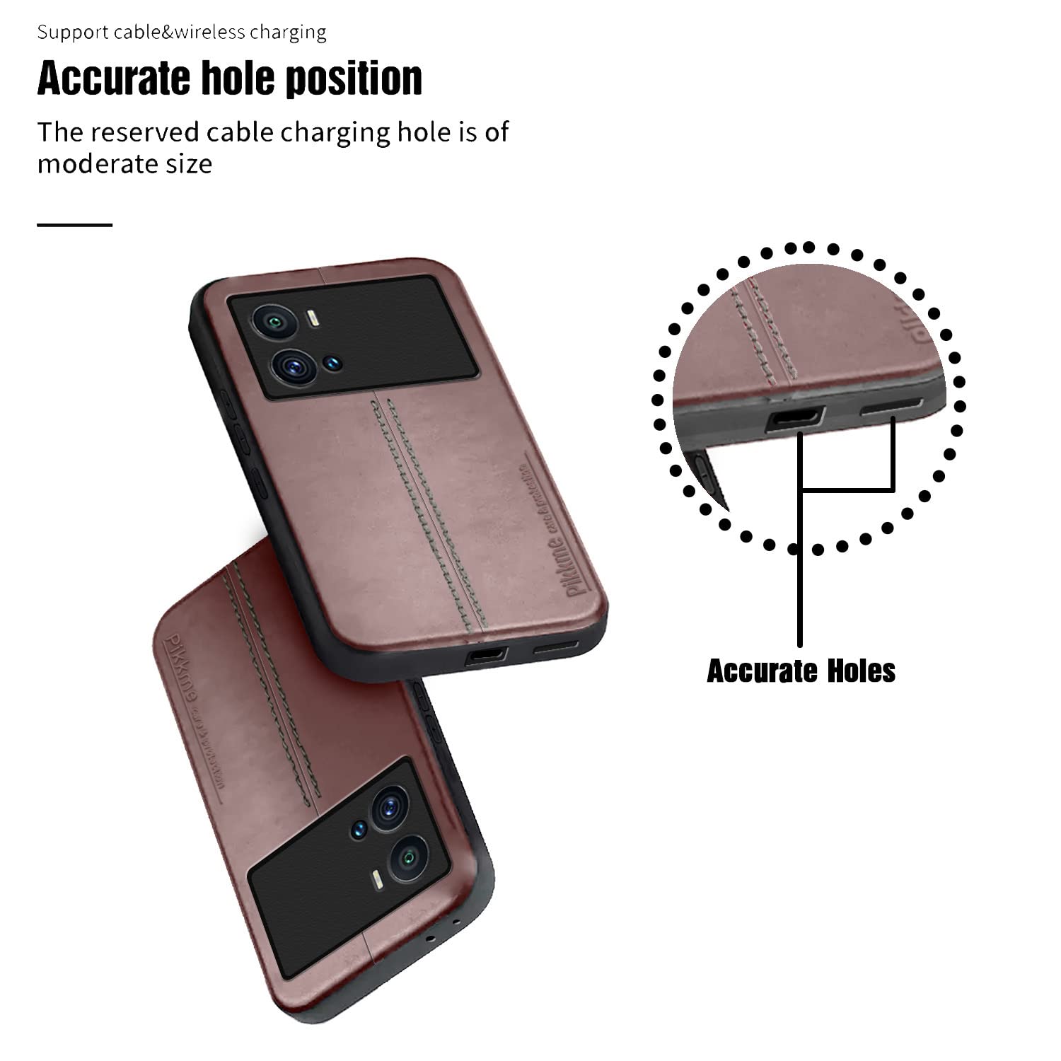 Pikkme brown phone cover for iQOO 9 5G – photo 6