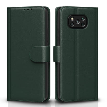 Pikkme Poco X3 Wallet green flip case