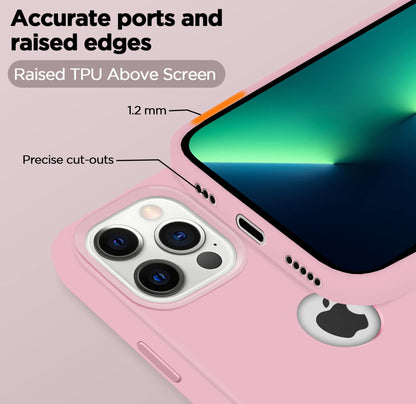 Rose pink Soft Silicone phone cover for iPhone 13 Pro – Pikkme – photo 2