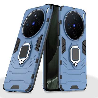 Pikkme Vivo X200 5G D5 Tough Armor Bumper Cover (Blue)