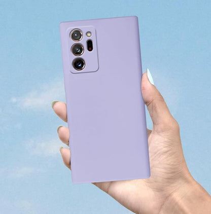 Pikkme Samsung Galaxy Note 20 Ultra 5G Liquid Silicone Back Cover | Purple