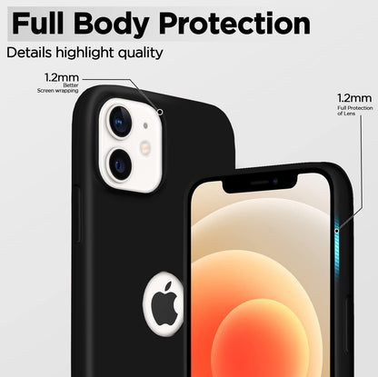 Black mobile back cover for iPhone 12/12 Pro – Pikkme – photo 3