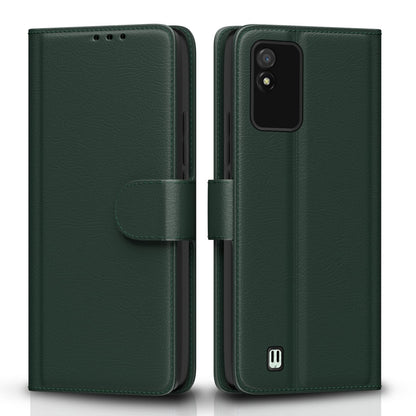 Pikkme Realme Narzo 50i Wallet green flip case