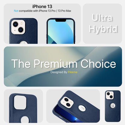 Pikkme blue Leather back cover for iPhone 13 – photo 3
