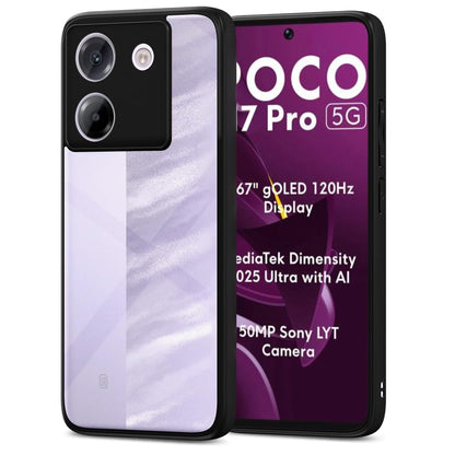 Pikkme black Hybrid mobile cover for Poco M7 Pro 5G