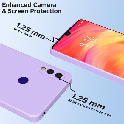 Purple Liquid Silicone mobile cover for Redmi Note 7/Note 7 Pro/Note 7s – Pikkme – photo 6