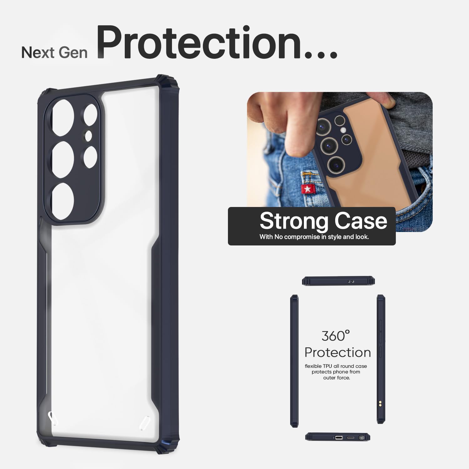 Pikkme Samsung S24 Ultra 5G Clear blue phone cover – photo 6