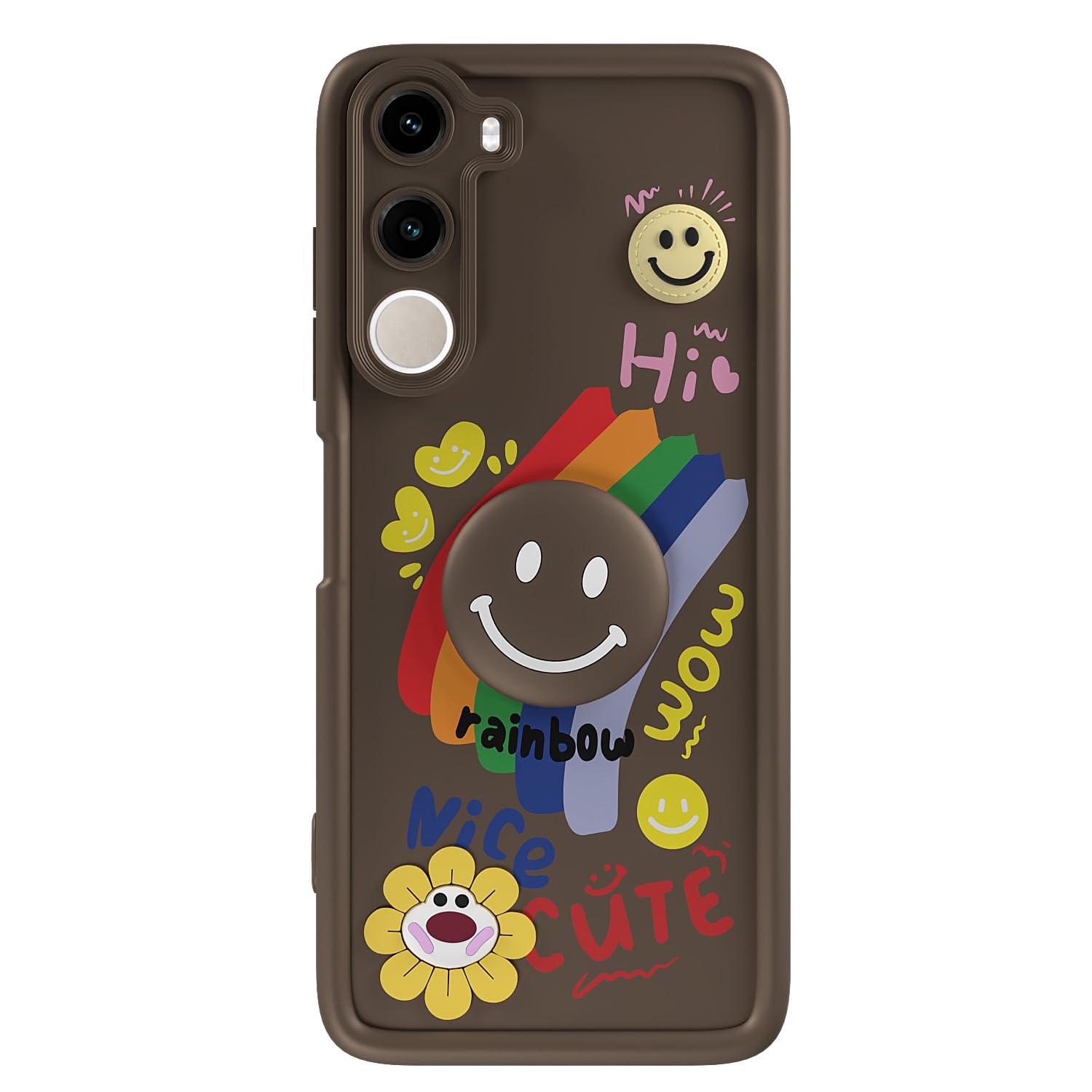 Brown back cover for Realme C100x – Pikkme – photo 7