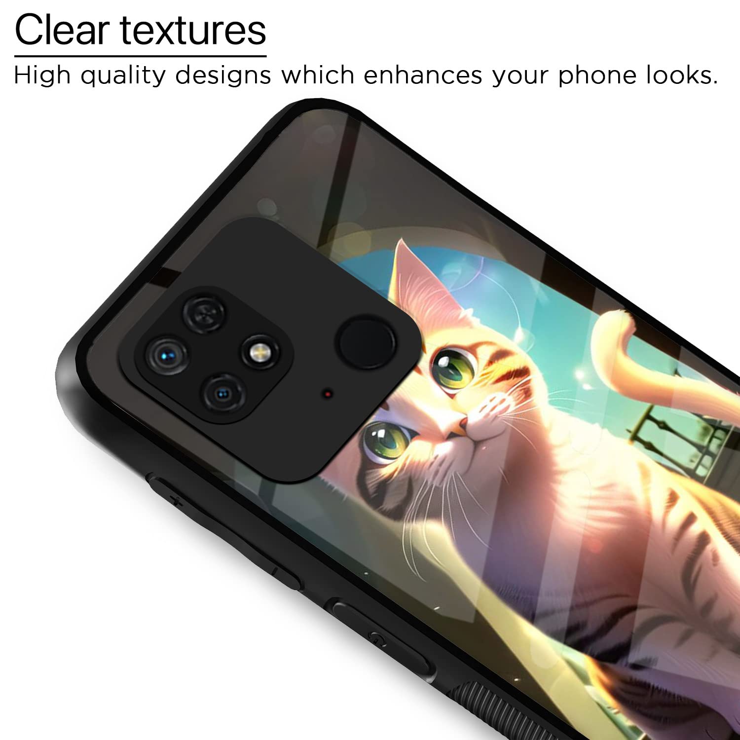 Pikkme Redmi 10/10 Power Cat mobile cover – photo 4