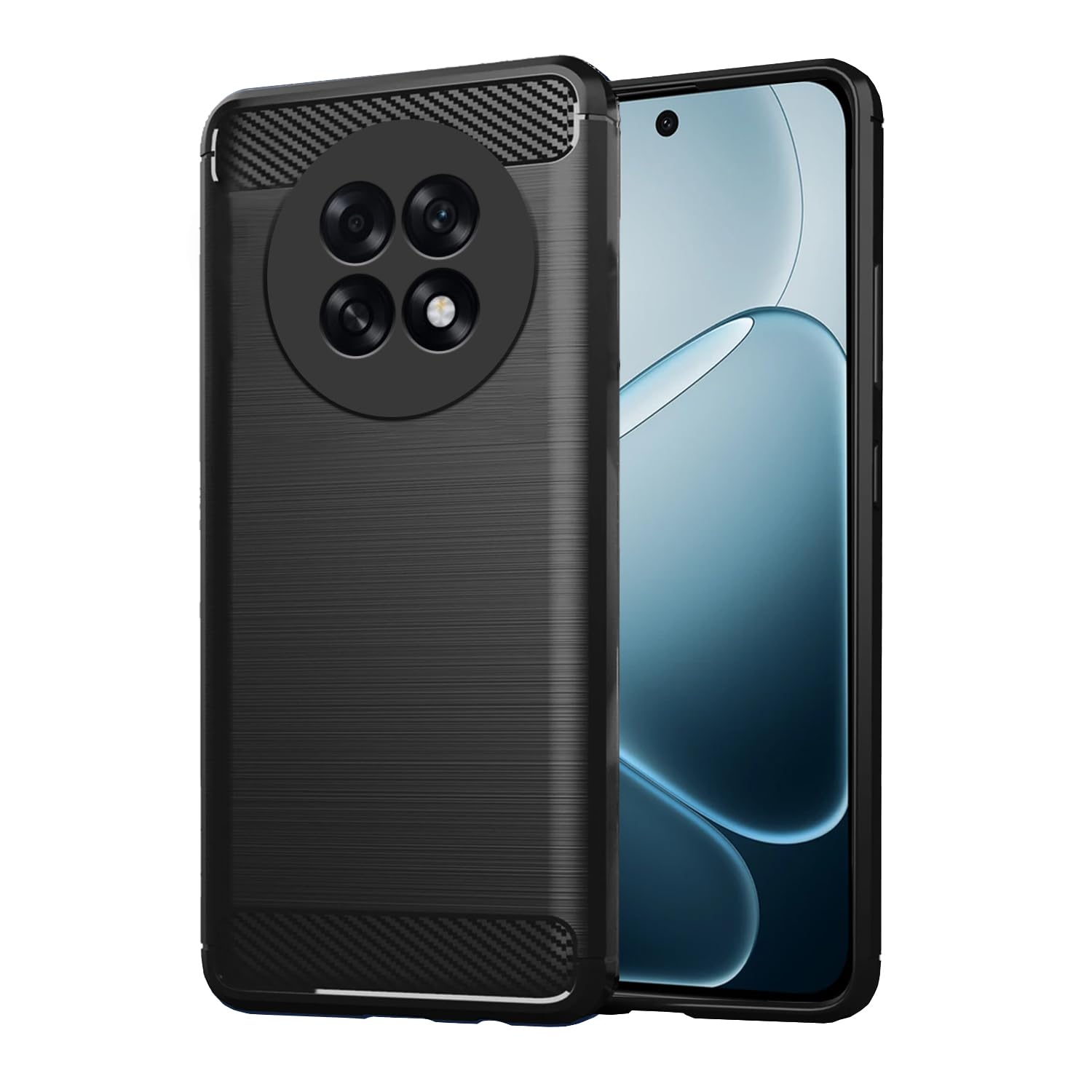 Oppo F31 Pro Plus 5G Hybrid back cover in black by Pikkme