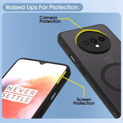 Black smoke mag-safe MagSafe mobile back cover for OnePlus 7T – Pikkme – photo 4