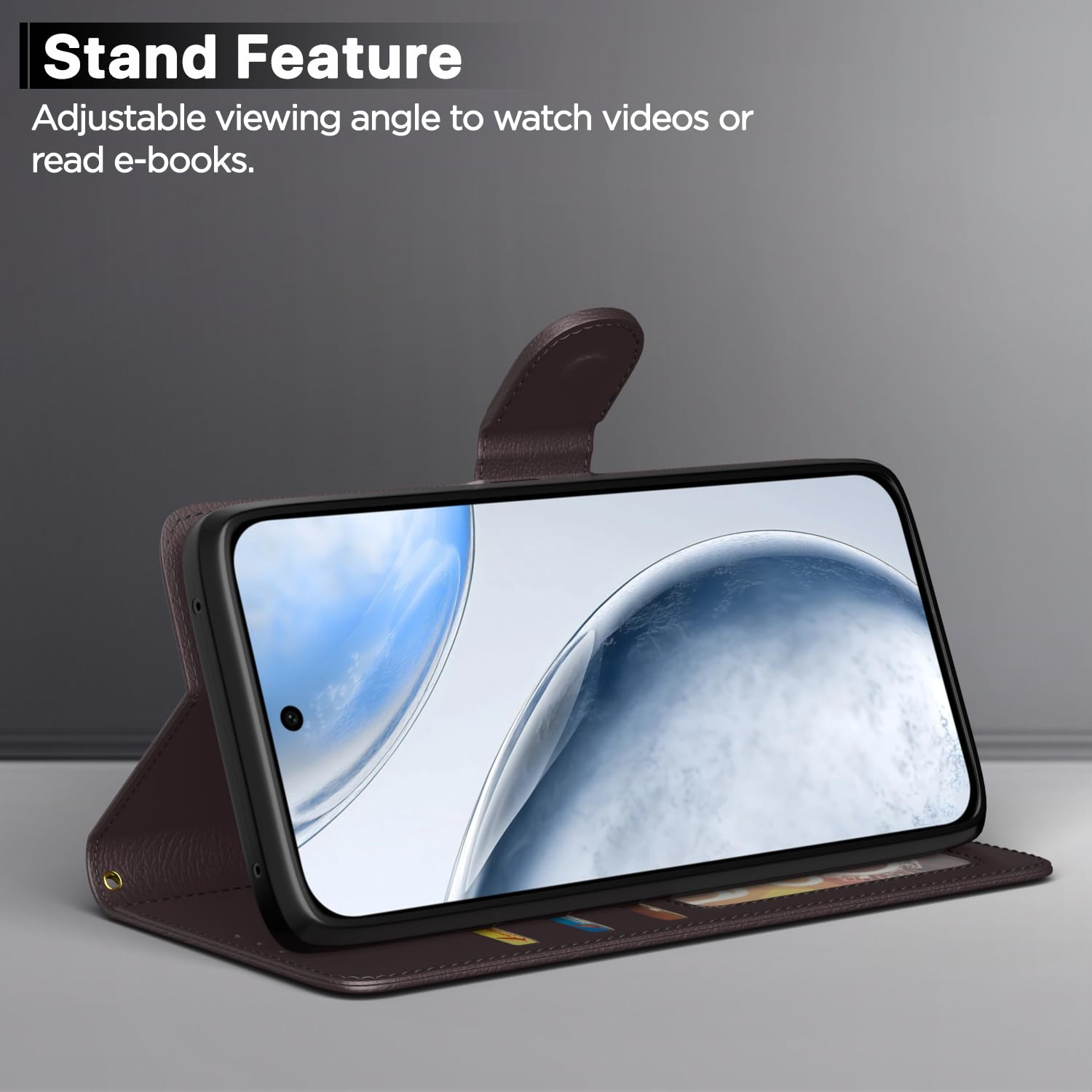Vivo X200 FE 5G flip cover in coffee by Pikkme – photo 3