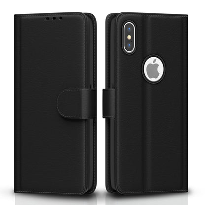 Black flip cover for iPhone X/XS – Pikkme