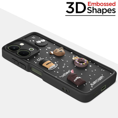 Vivo T5x/Y51 Pro/iQOO Z11x 5G/3D phone cover in black by Pikkme – photo 3