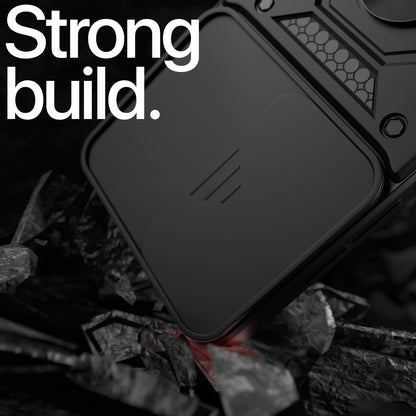 Pikkme Vivo Y400 Pro 5G D10 Tough Armor Back Cover (Black)