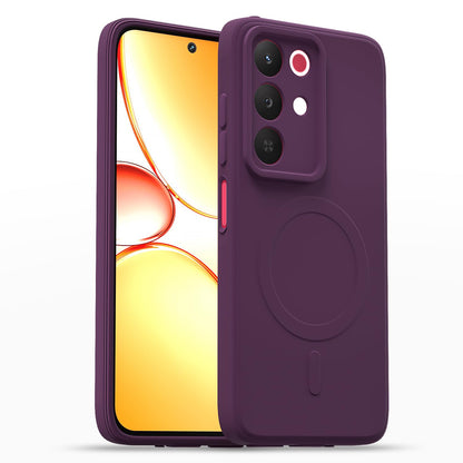 Purple MagSafe mobile back cover for Realme Narzo 90X/C85/15X 5G – Pikkme