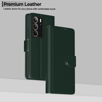 Pikkme Realme C75 green mobile flip cover – photo 2