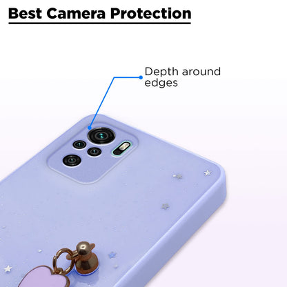 Pikkme Redmi Note 10 / Note 10s Chain Back Cover (Purple)