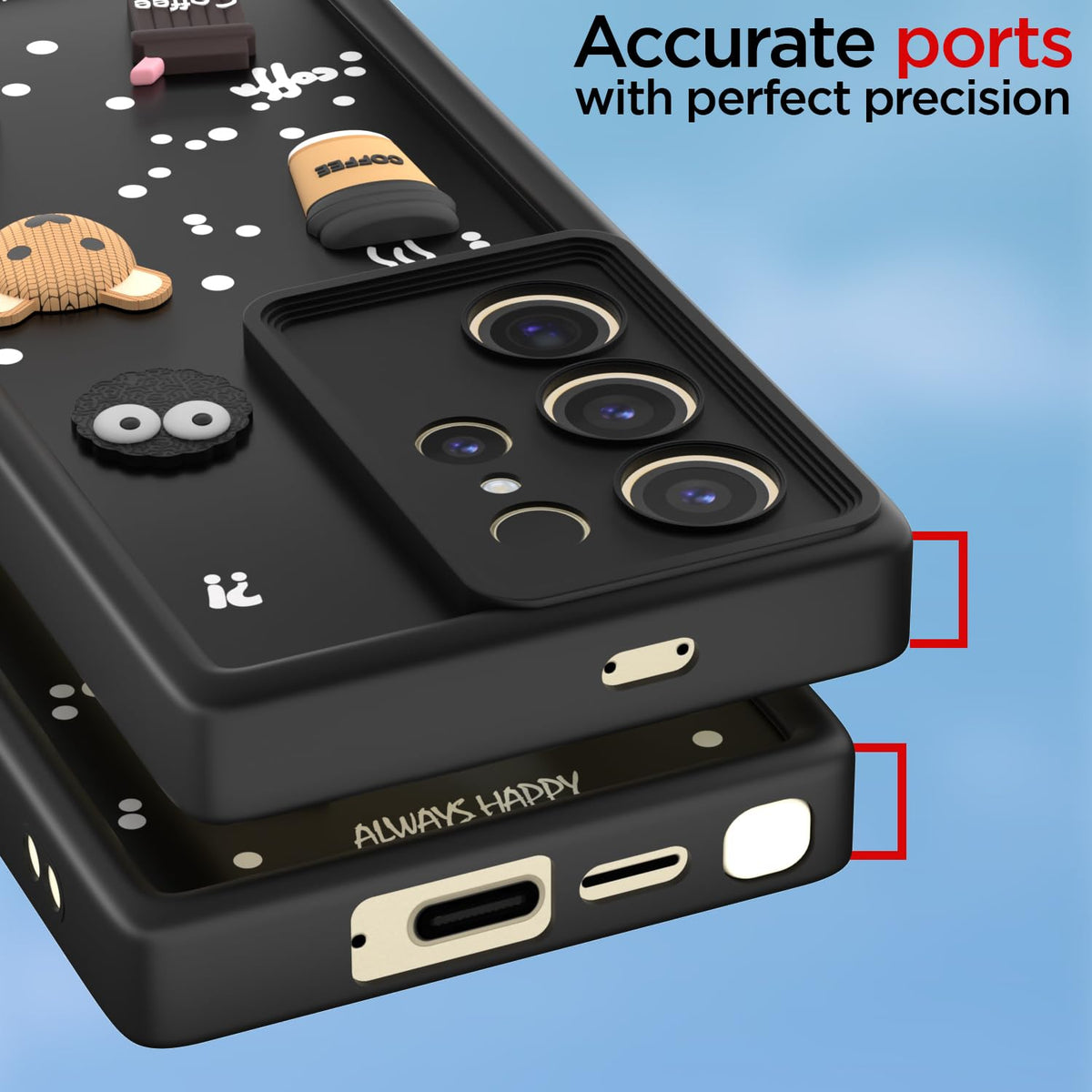 Pikkme Samsung S24 Ultra 5G/3D black back cover – photo 4