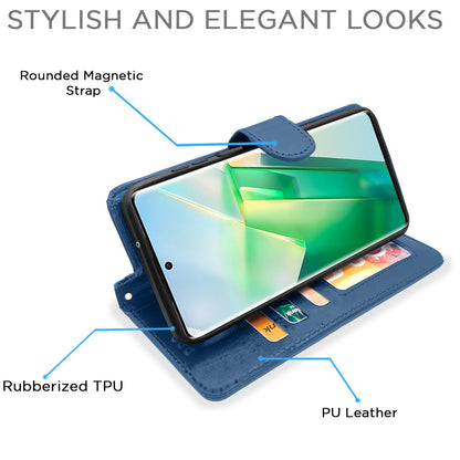 Pikkme Vivo T2 Pro 5G blue wallet flip cover – photo 3