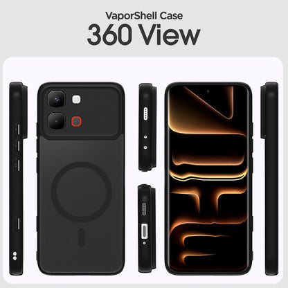 Infinix Note Edge 5G MagSafe mobile back cover in black smoke mag-safe by Pikkme – photo 2
