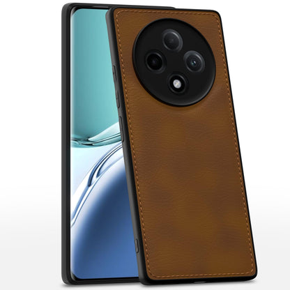 Oppo F27 Pro Plus 5G LeatherBack Back Cover – Brown