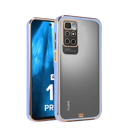 Pikkme purple Chrome mobile cover for Redmi 10 Prime
