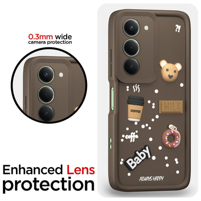Pikkme brown Silicone mobile cover for Redmi 15 5G/3D – photo 5