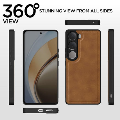 Pikkme Vivo Y300 5G / Vivo V40 Lite 5G Leather Back Case | Brown