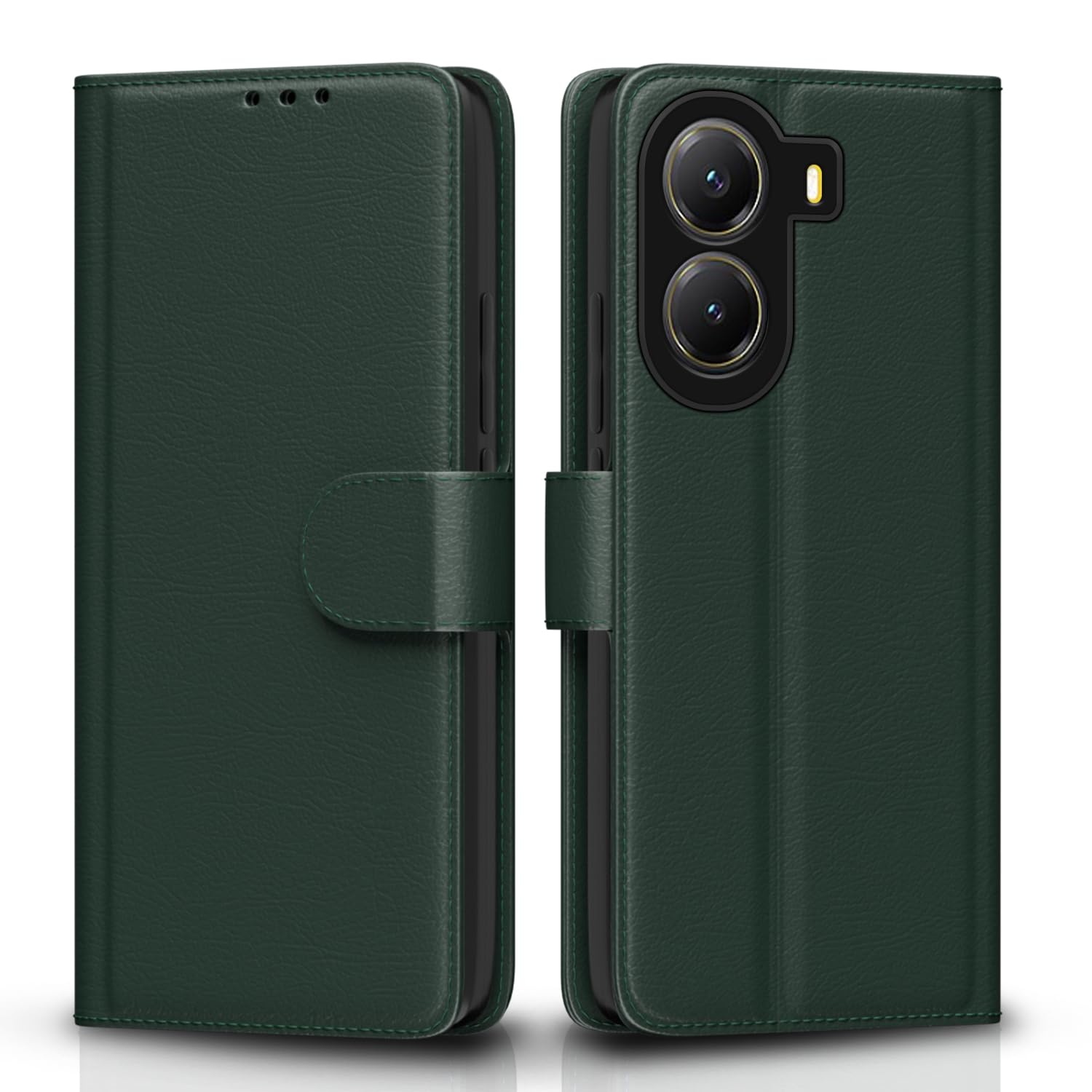 Pikkme Poco X7 Pro 5G green flip case