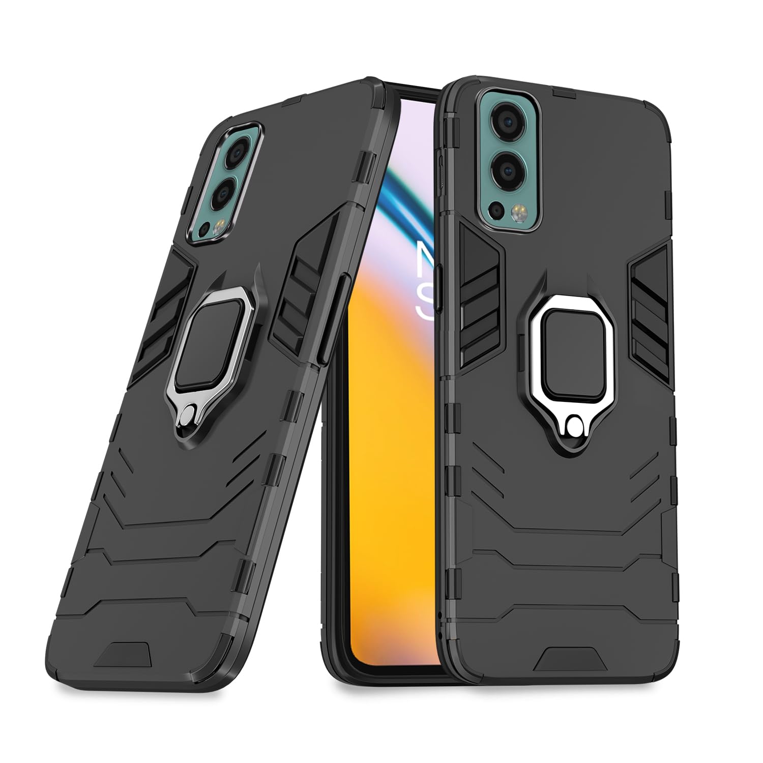  OnePlus Nord 2 5G / OnePlus Nord 2 5G   D5 Tough Armor Back Cover - Black
