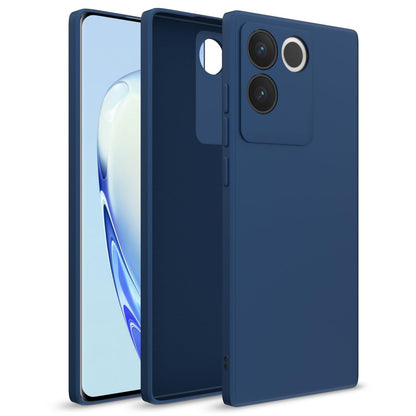 Pikkme blue mobile back cover for iQOO Z7 Pro 5G