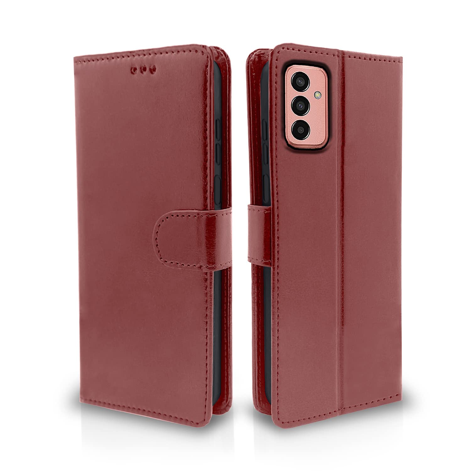  Samsung Galaxy F13 Vintage Flip Cover - Brown