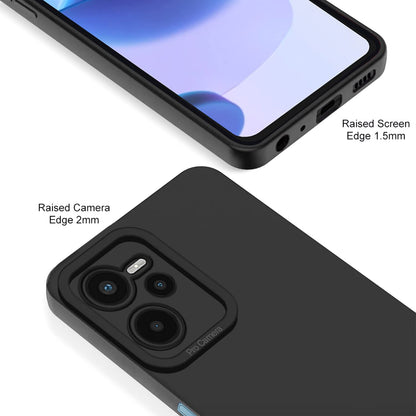 Black Matte mobile back cover for Realme C35 – Pikkme – photo 2