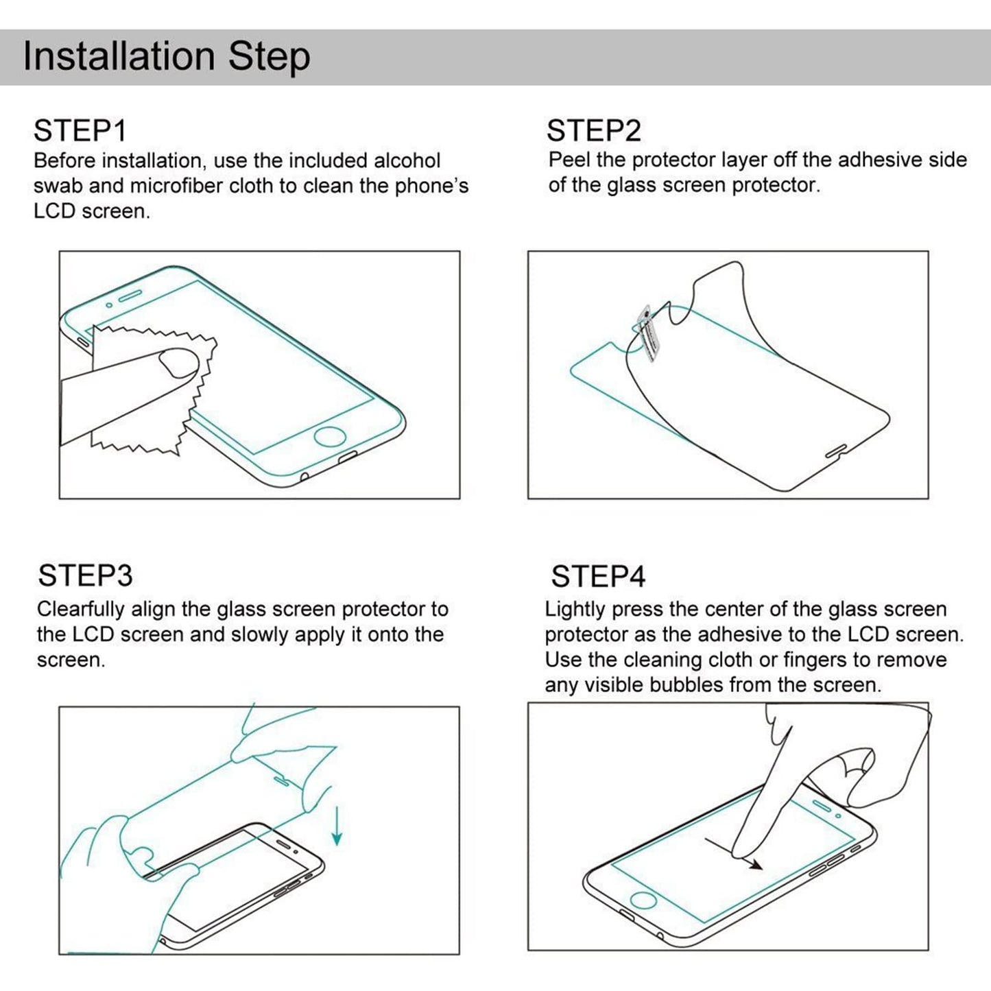 Pikkme OnePlus 6 Tempered Glass