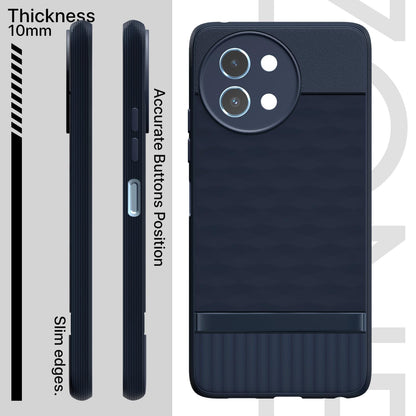 Pikkme Vivo Y58 5G / Vivo T3x 5G / Vivo Y200i 5G  Gencase Back Cover (Blue)